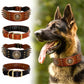 Collar Studded leather L/XL