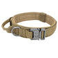 Collar and leash Military Style