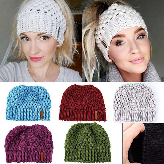 Warm Ponytail Tuque