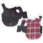 Warm Plaid Reversible Waterproof Dog Coat