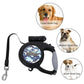 Leash retractable with Flashlight