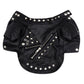 Black Studded Leather Jacket (small to med size dogs)