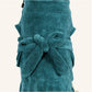 Microfiber Bathrobe Turquoise Tie Towel