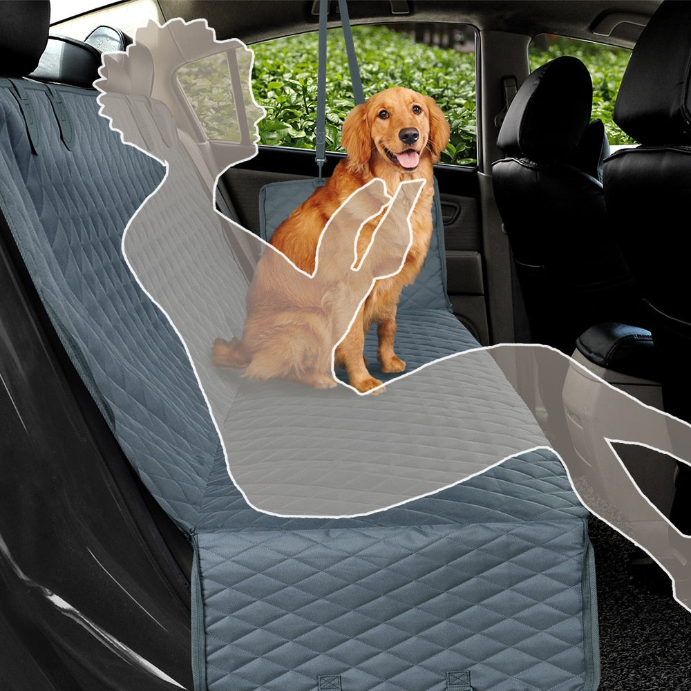 Waterproof Dog Car Seat Cover Hammock with Split