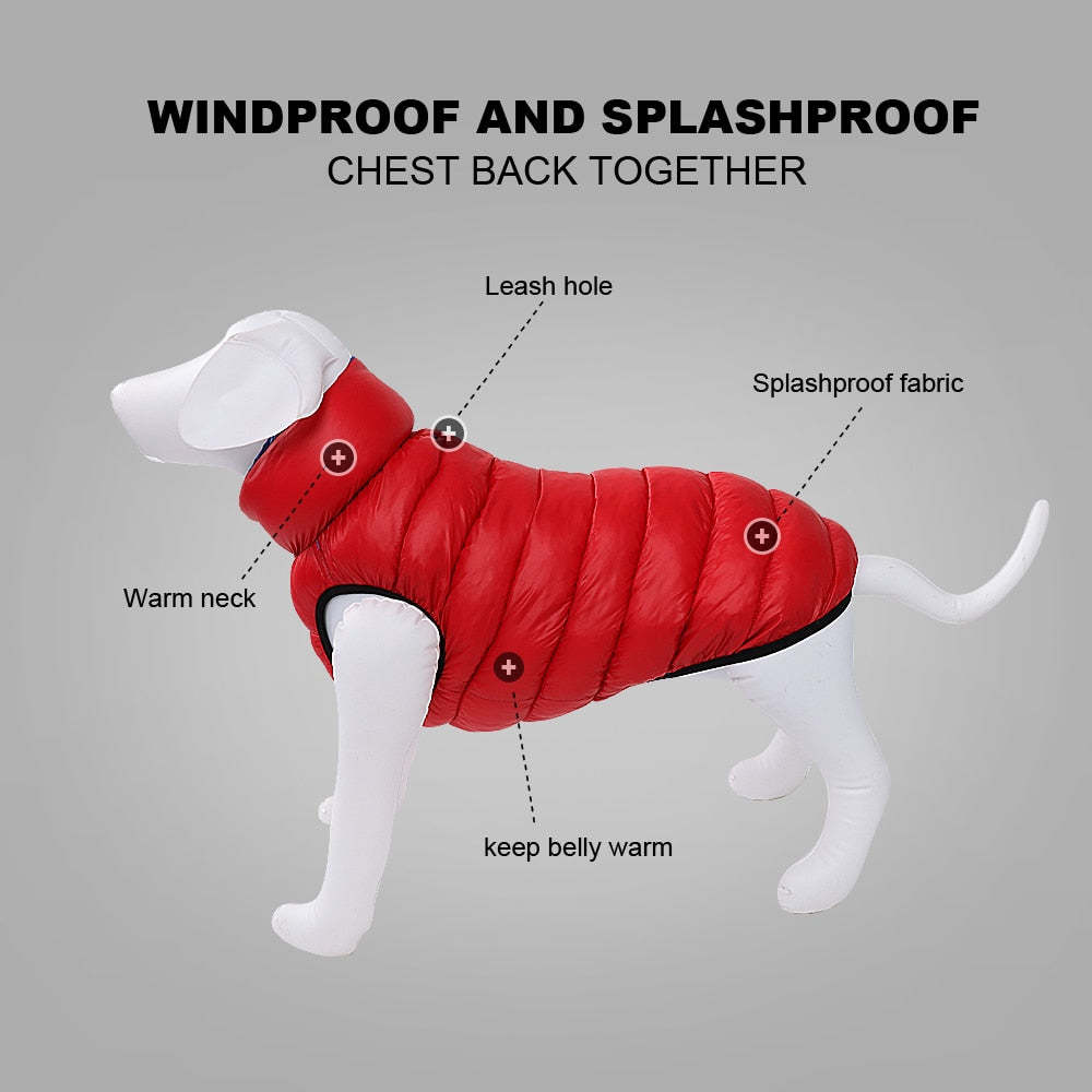 Winter Reversible Coat for Medium to Large dogs