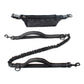 Leash Hands Free Bungee belt with pocket