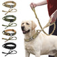 Collar and leash Military Style