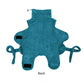 Microfiber Bathrobe Turquoise Tie Towel