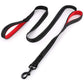 Leash two handle reflective