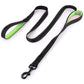 Leash two handle reflective