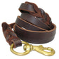 Leash Braided Leather 4ft/5ft/6ft