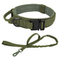 Collar and leash Military Style