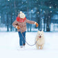 Leash Braided Clip rope 150cm long