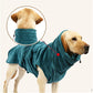 Microfiber Bathrobe Turquoise Tie Towel