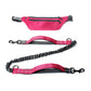 Leash Hands Free Bungee belt with pocket