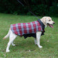 Warm Plaid Reversible Waterproof Dog Coat