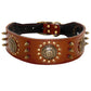 Collar Studded leather L/XL