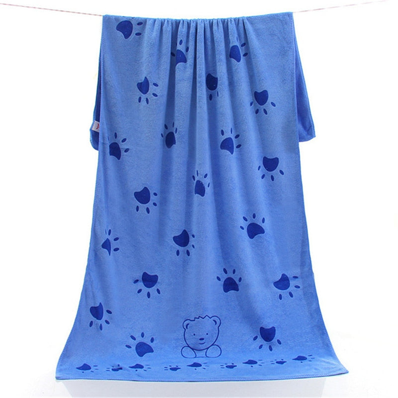 Fast-Drying Microfiber Dog Bath Towel