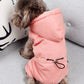 Winter jumpsuit for small dogs Adjustable