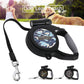 Leash retractable with Flashlight