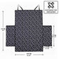 Seat cover for hatchback 155x104x33cm