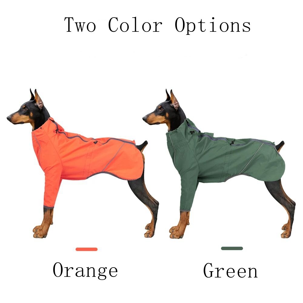 Reflective Waterproof Warm Rain Coat for Dogs