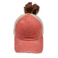 Ponytail Baseball Cap Criss Cross Snapback Hat