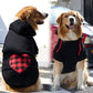 Hoodie black with plaId patch