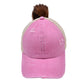Ponytail Baseball Cap Criss Cross Snapback Hat