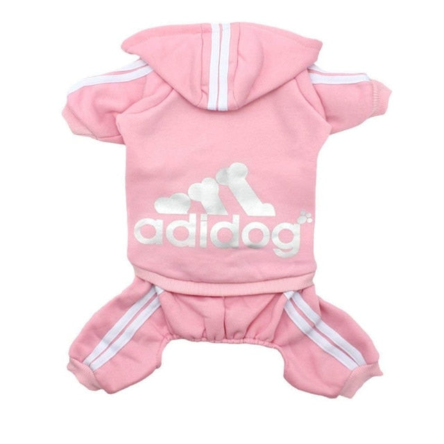 Pink adidas deals dog hoodie