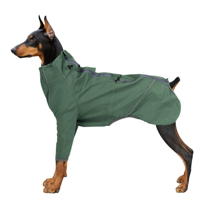 Reflective Waterproof Warm Rain Coat for Dogs